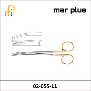 MAR PLUS METZENBAUM SCISS. TUNGSTEN TC CVD BL/BL 11.5CM