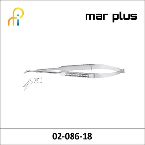 MAR PLUS SCISSORS, CORONARY , 45degrees, 10 MM, 18 CM