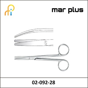 MAR PLUS METZENBAUM SCISS. TUNGSTEN TC CVD BL/BL 28CM