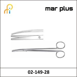MAR PLUS DISSECTING SCISSORS, CVD., 28.5 CM