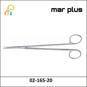 MAR PLUS DISSECTING SCISSORS, FINE, STR., 20.5 CM
