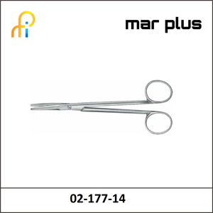 MAR PLUS DISSECTING SCISSORS, STR., 14.5 CM