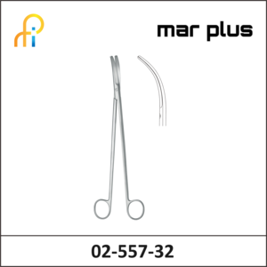 MAR PLUS RECTAL SCISSORS, HEAVY CVD., 32,5 CM