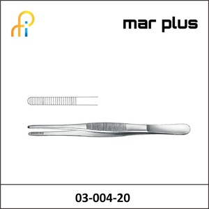 MAR PLUS STANDARD DISSECTING FORCEPS BROAD STR 20CM