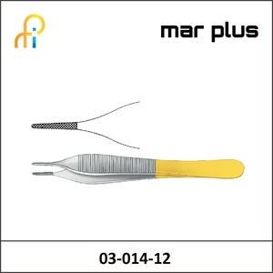 MAR PLUS ADSON FORCEPS TUNGSTEN TC 1:2 TEETH 12CM
