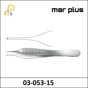 MAR PLUS FORCEPS, MICRO-ADSON , , 1X2 T., 15 CM