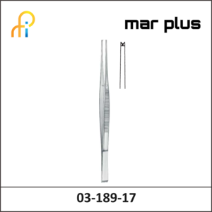 MAR PLUS DISS. FORCEPS, TAYLOR, 1X2 T., 17 CM