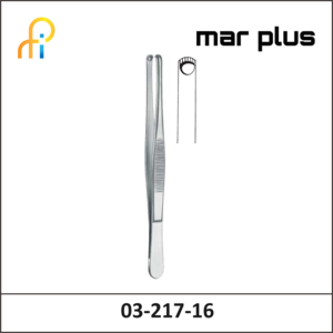 MAR PLUS TISSUE FORCEPS, DURANTE, 16 CM
