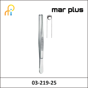 MAR PLUS TISSUE FORCEPS, DURANTE, 25 CM