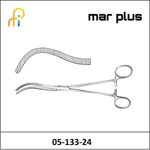 MAR PLUS GUYON KIDNEY PEDICLE FORCEPS 24.5 CM