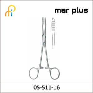 MAR PLUS FORCEPS, PEAN, STR., SHORT JAW, 16 CM