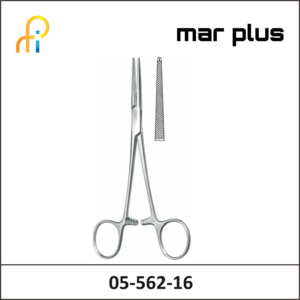 MAR PLUS FORCEPS, LOVELACE, 1X2 T., STR., 16 CM