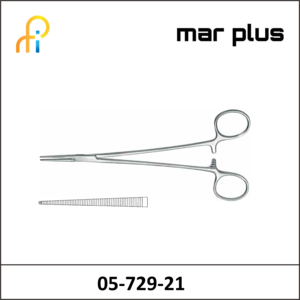 MAR PLUS FORCEPS, HALSTED-MOSQUITO, 1X2 T., STR., 21 CM
