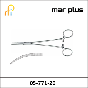 MAR PLUS DISS. FORCEPS, HEISS, SLIGHT CVD., 20 CM
