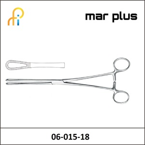 MAR PLUS RAMP. SPONGE FORCEPS STR 18 CM