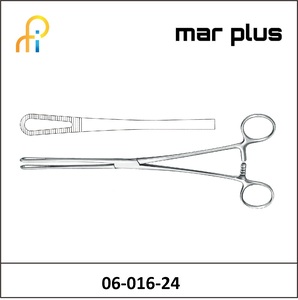 MAR PLUS RAMP. SPONGE FORCEPS STR 24.5 CM