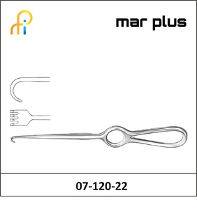 MAR PLUS SEMISH. KOCHER RETRACTOR 4-PR., 22 CM