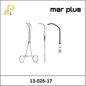 MAR PLUS DOUBLE BECK ATR. FORCEPS CVD 17 CM