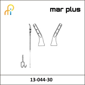 MAR PLUS HOOK GALEA RETRACTOR 30 CM