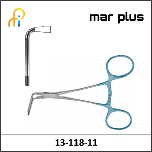 MAR PLUS TI-FORCEPS, COOLEY, 90degrees, 11.5 CM 3CM