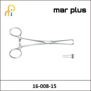 MAR PLUS BOYS-ALL TISSUE FORCEPS 5X6 T.15.5 CM