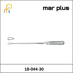 MAR PLUS UTER. CURETTE 8 MM BL., RIG. 30.5 CM
