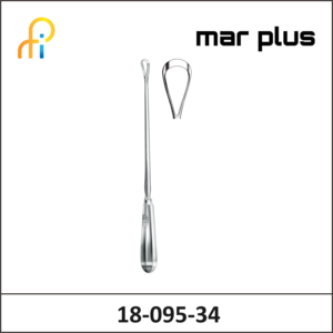 MAR PLUS UTER. CURETTE, 25 MM, SH., RIG., 34 CM