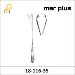 MAR PLUS UTER. CURETTE, 40 MM, SH., MALL., 35 CM