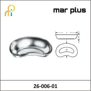 MAR PLUS KIDNEY DISH WITHOUT LID 170MM
