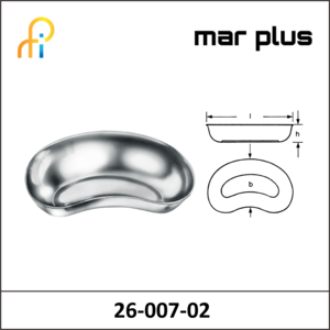 MAR PLUS KIDNEY DISH WITHOUT LID 250MM