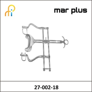 MAR PLUS BALFOUR ABDOMINAL RETRACTOR 180MM OPENING