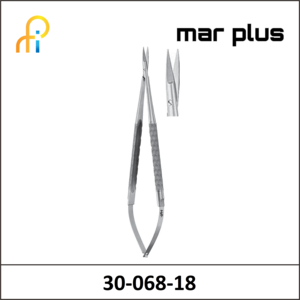 MAR PLUS MICRO SPRING SCISSORS STR.SP/SP 180MM