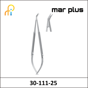 MAR PLUS MICRO SCISSORS DELICATE 25degreesANG.165MM