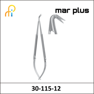 MAR PLUS MICRO SCISSORS DELICATE 125degreesANG.165MM