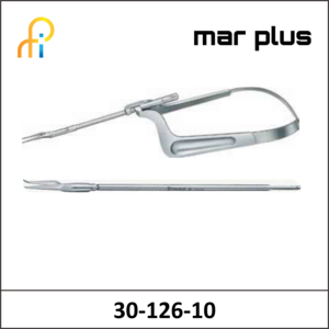 MAR PLUS XS MICRO SCISSORS CVD.BL/BL 100MM