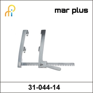 MAR PLUS FINOCHIETTO MODIF. RIB-RETRACTOR120MM, SPREAD, ARMLENGTH 120MMEACH TWO VALVES 14X15MM