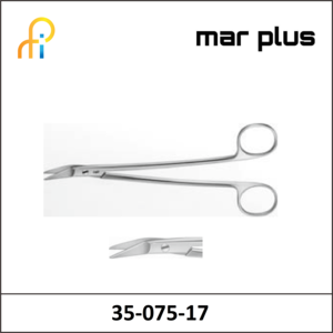 MAR PLUS DEAN TONSIL SCISSORSANG-SERRB/B170MM