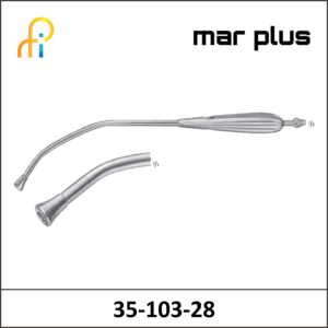 MAR PLUS YANKAUER SUCT TUBEW/BORNG4.8MM285MM
