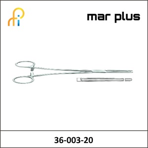 MAR PLUS FORCEPS HEANEY HYST GROOVED 205MM