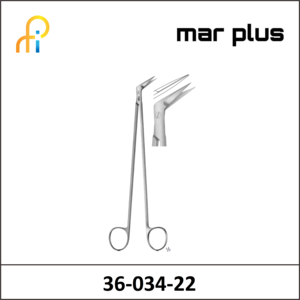 MAR PLUS POTTS-DEMARTEL SCISSORS 60DG 220MM