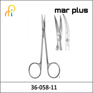 MAR PLUS IRIS SCISSORS CVD.S/S 110MM