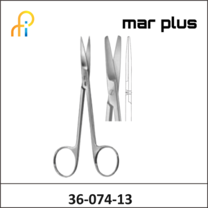MAR PLUS SUTURE SCISSORS STR B/B 130MM