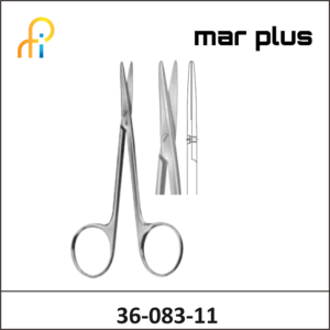 MAR PLUS STRABISMUS SCISSORS STR B/B 115MM
