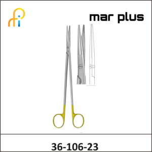 MAR PLUS TC NELSON-METZ SCISSORS STR230MM