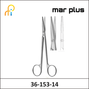 MAR PLUS METZENBAUM SCISSORS STR 145MM