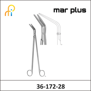 MAR PLUS DISSECT.SCISSORS 60degreesAOF.280MM