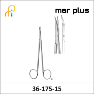 MAR PLUS NERVE SCISSORS CVD S/S 150MM