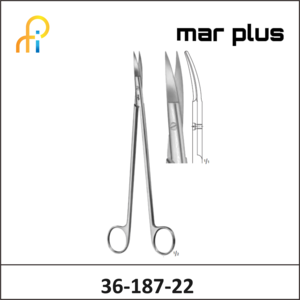 MAR PLUS STRULLY SCISSORS S/S CVD 220MM