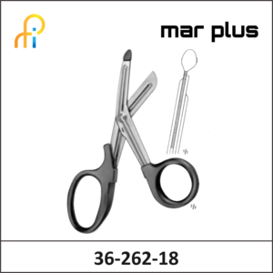 MAR PLUS UNIVERSAL SCISSORS YELLOW 180MM