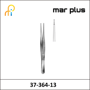 MAR PLUS TISSUE FORCEPS STR MED 1X2 130MM